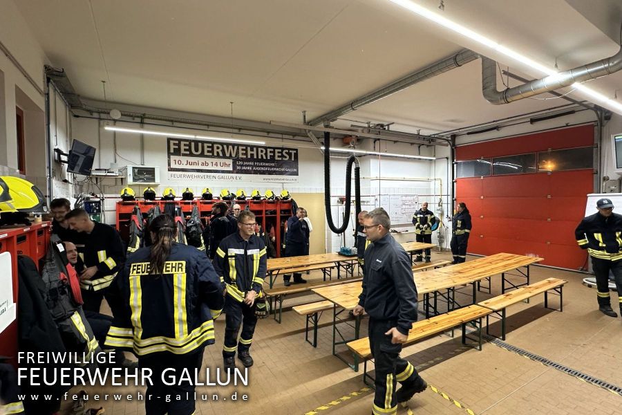 Ausbildung mit der Feuerwehr Mittenwalde